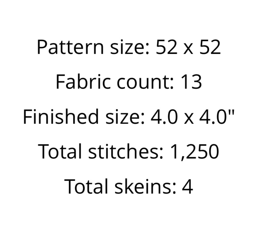 Heart Sugar Cookie Pattern Needlepoint PDF Stitch Chart, Diy Paint Needlepoint Canvas PDF, 13 Mesh Needlepoint 4” pdf