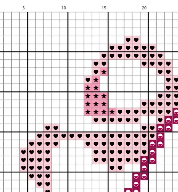 Disco Cherry Needlepoint Design Chart Cross Stitch Pattern Digital PDF Download Paint Your Own Needlepoint, Cherry Disco Needlepoint