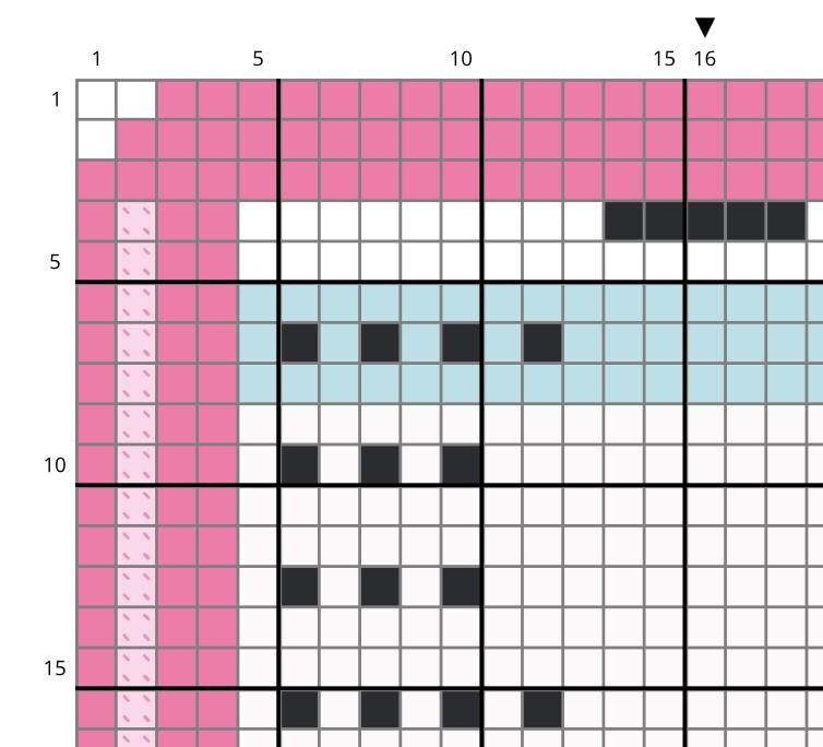 Y2K Pink IPOD Pattern Needlepoint PDF Stitch Chart, Cross Stitch Coquette Chart, Diy Paint Needlepoint Canvas PDF, 13 Mesh Needlepoint pdf