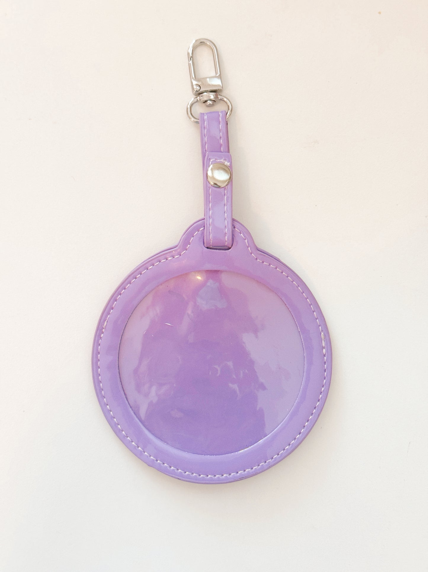 Self Finishing 3” Round Bag Tag Travel Tag, Needlepoint Self Finishing Interchangeable Bag Tag