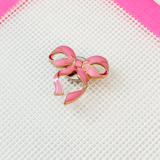 Aesthetic Bow Coquette Needle Minder, Needlepoint Needle Minder, Pink Bow Cute Pink Needle minder Magnetic