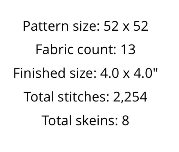 Modern Cherry Needlepoint Design Idea Chart Cross Stitch Pattern Digital PDF Download Paint Your Own Canvas Easy Beginner