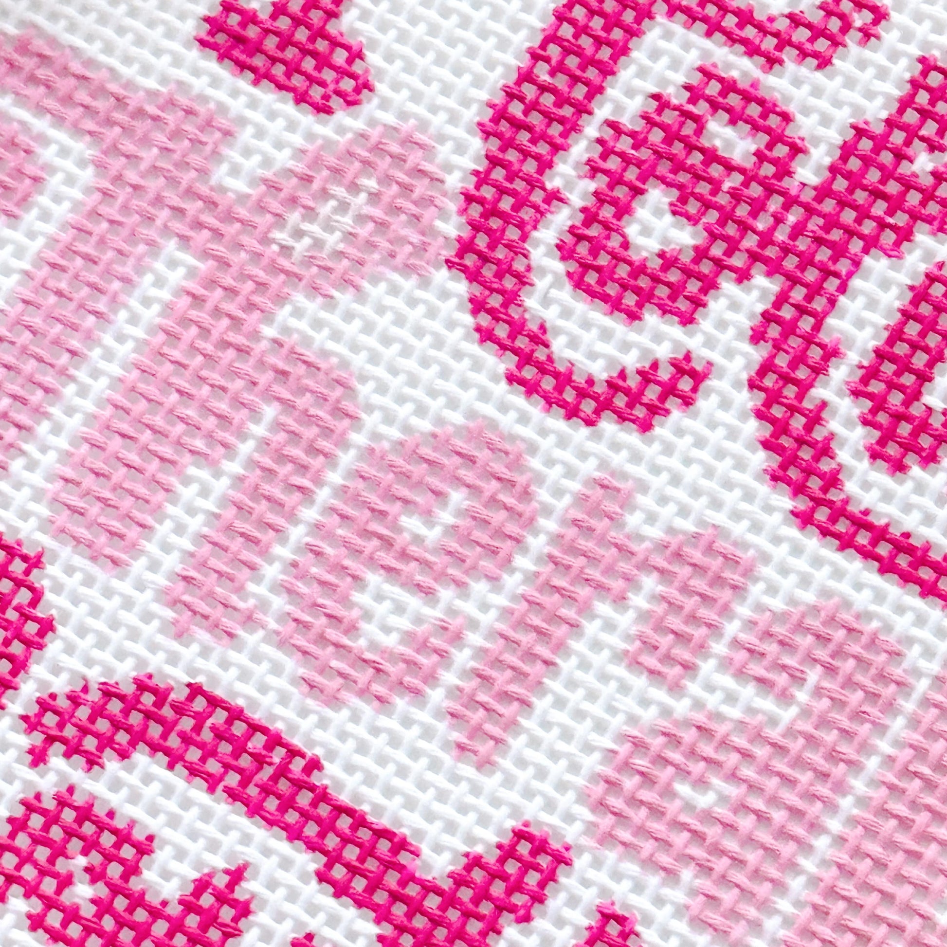 Mental Health Needlepoint Canvas, Modern Cheeky Needlepoint Pillow Canvas, 13 Mesh, 9”x6” design, Snarky Needlepoint Canvas