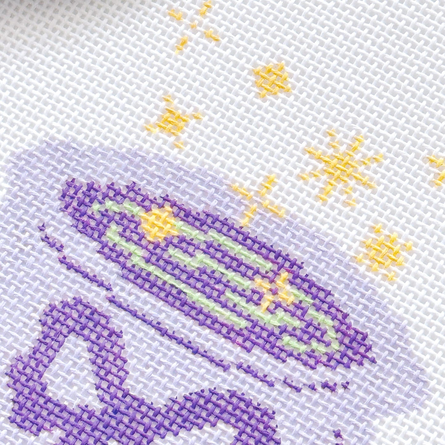 Magic Cauldren Halloween Needlepoint Canvas, 18 mesh, 4x4” design, modern trendy needlepoint canvas, bow Halloween needlepoint