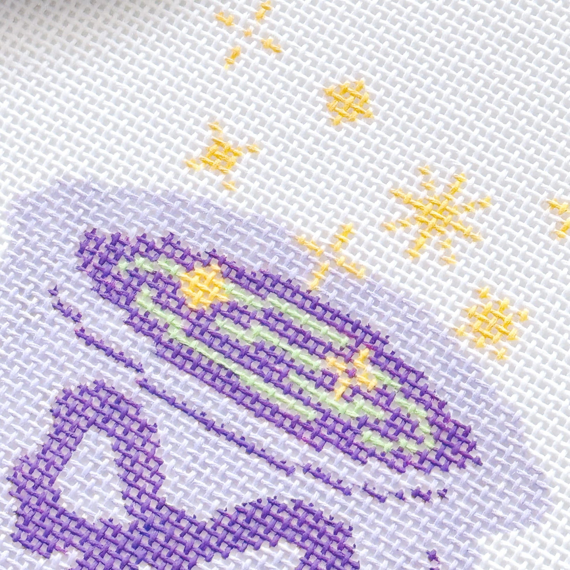 Magic Cauldren Halloween Needlepoint Canvas, 18 mesh, 4x4” design, modern trendy needlepoint canvas, bow Halloween needlepoint